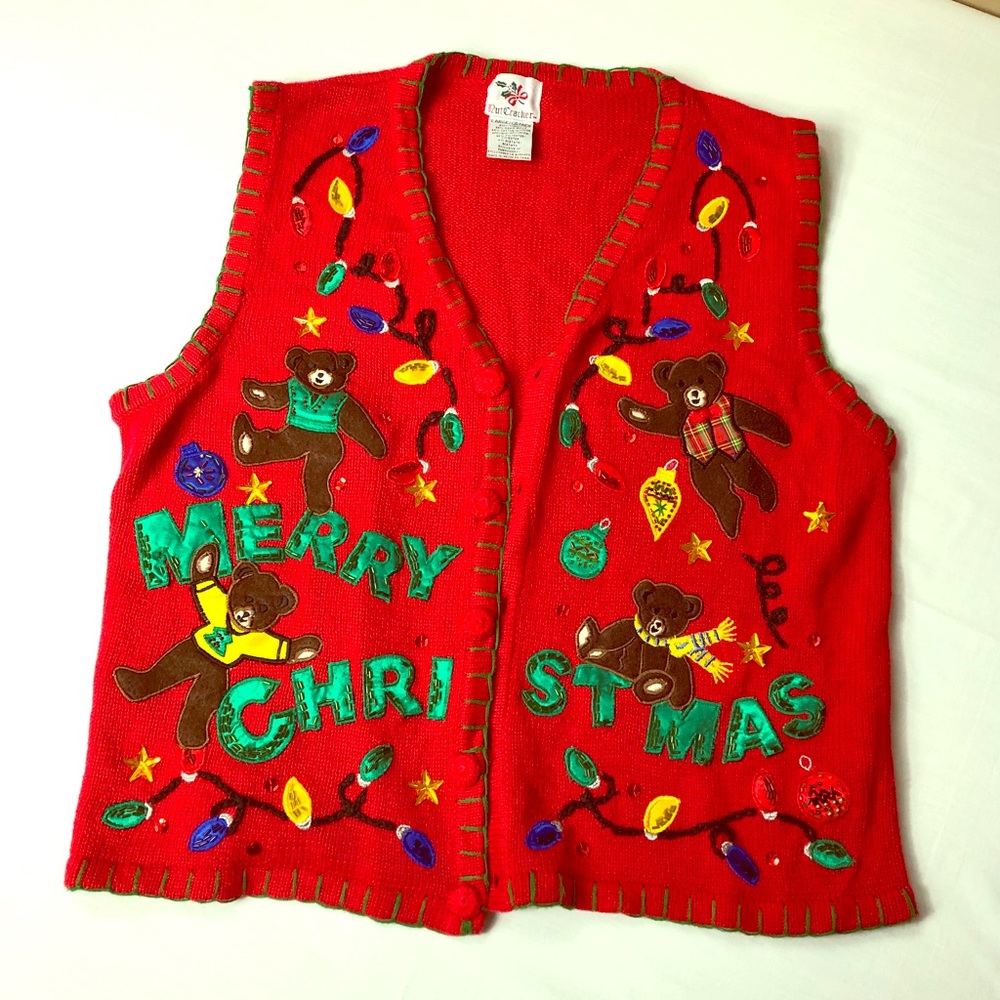 Not So Ugly Christmas Sweater Vest 🎄